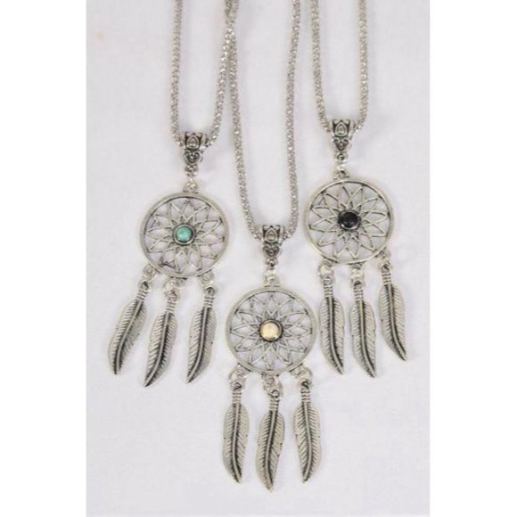 Jewelry - Dream Catcher Antique Semiprecious Stone Necklaces
